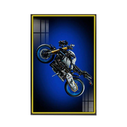 Yamaha MT - 10 SP Display Frame for Lego® Motorcycle Model 42159 - brickzonehub
