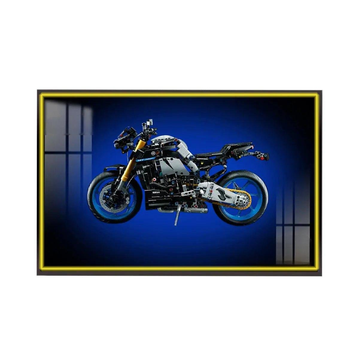 Yamaha MT - 10 SP Display Frame for Lego® Motorcycle Model 42159 - brickzonehub