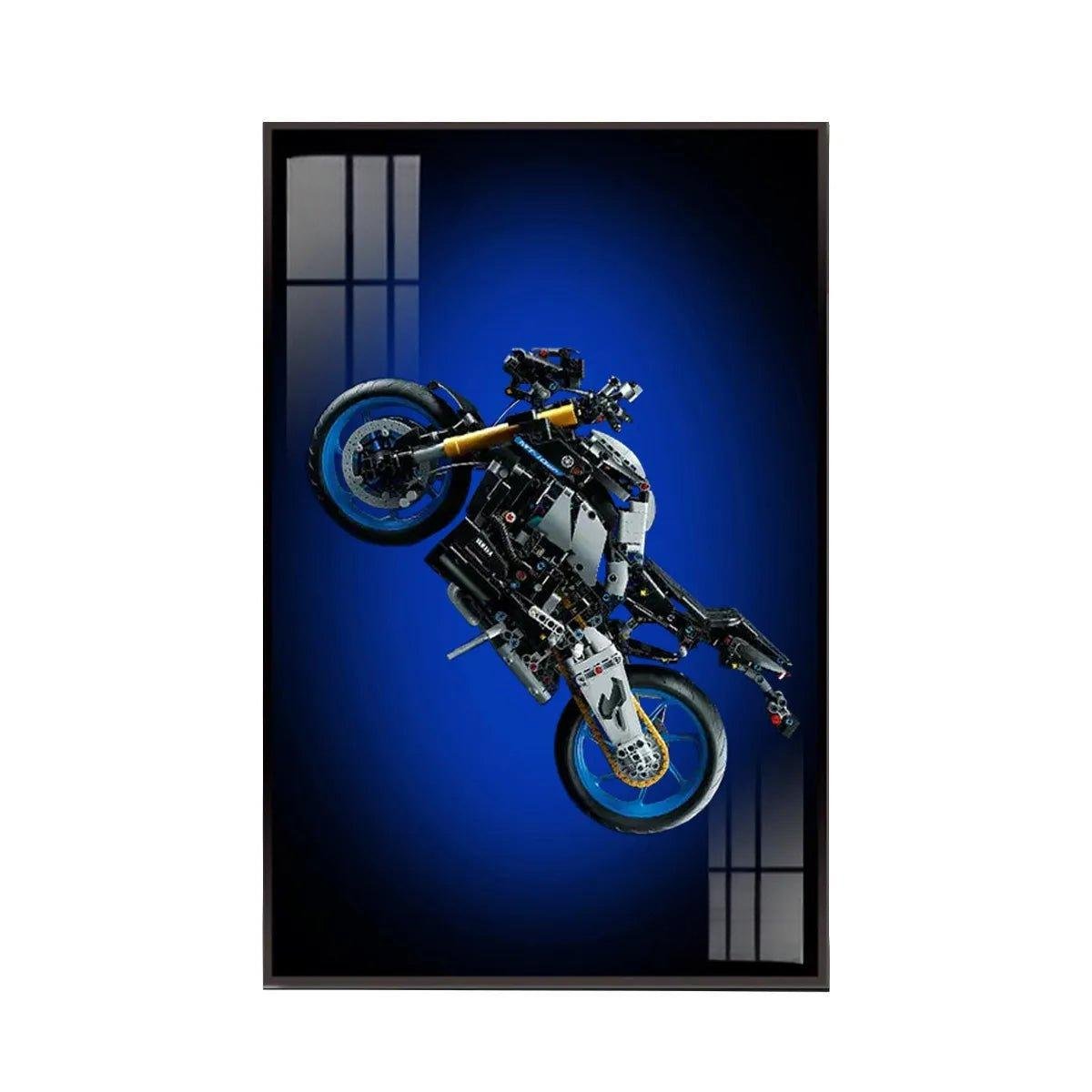 Yamaha MT - 10 SP Display Frame for Lego® Motorcycle Model 42159 - brickzonehub