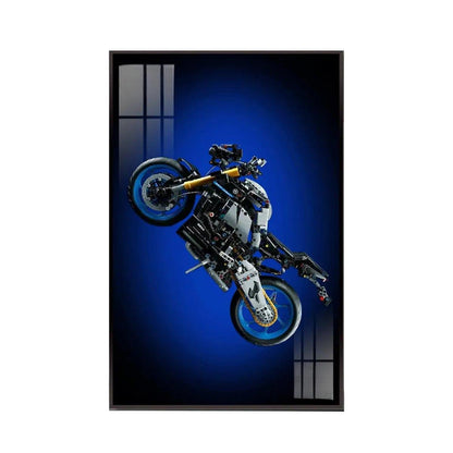 Yamaha MT - 10 SP Display Frame for Lego® Motorcycle Model 42159 - brickzonehub