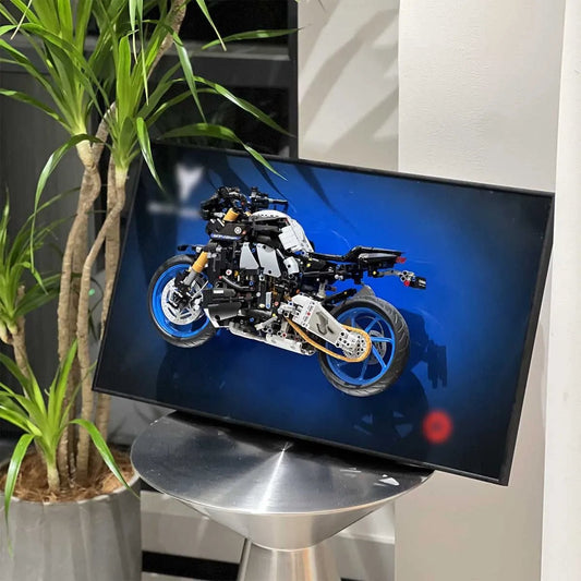 Yamaha MT - 10 SP Display Frame for Lego® Motorcycle Model（42159） - brickzonehub