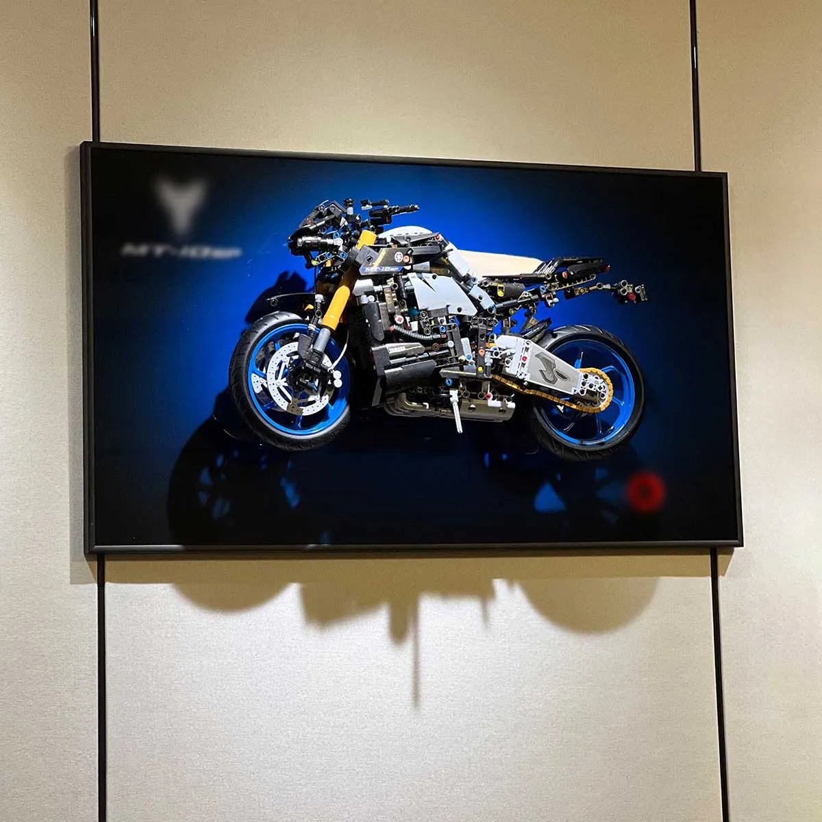 Yamaha MT - 10 SP Display Frame for Lego® Motorcycle Model（42159） - brickzonehub